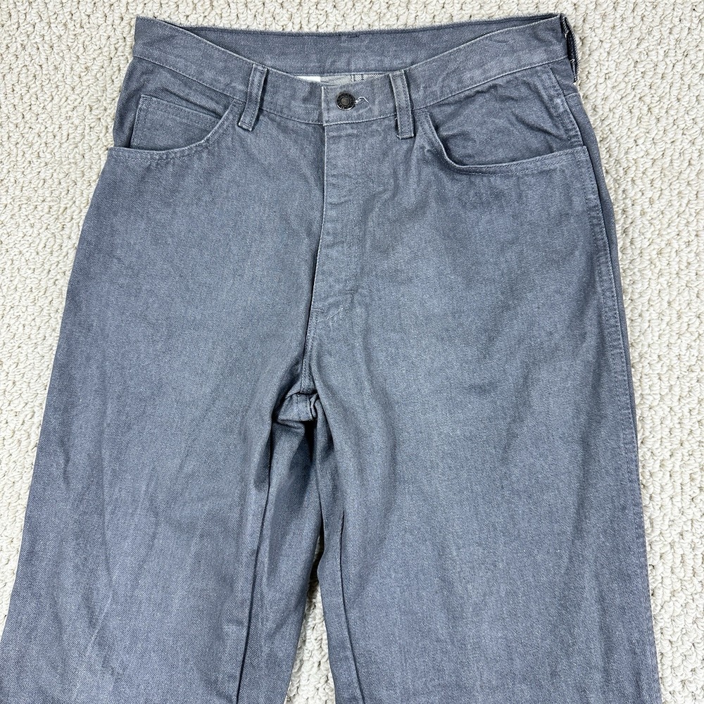 Vtg Calvin Klein Jeans Fits Men 31x35 Gray Straight Leg 80s USA Made Scovill - Picture 12 of 14